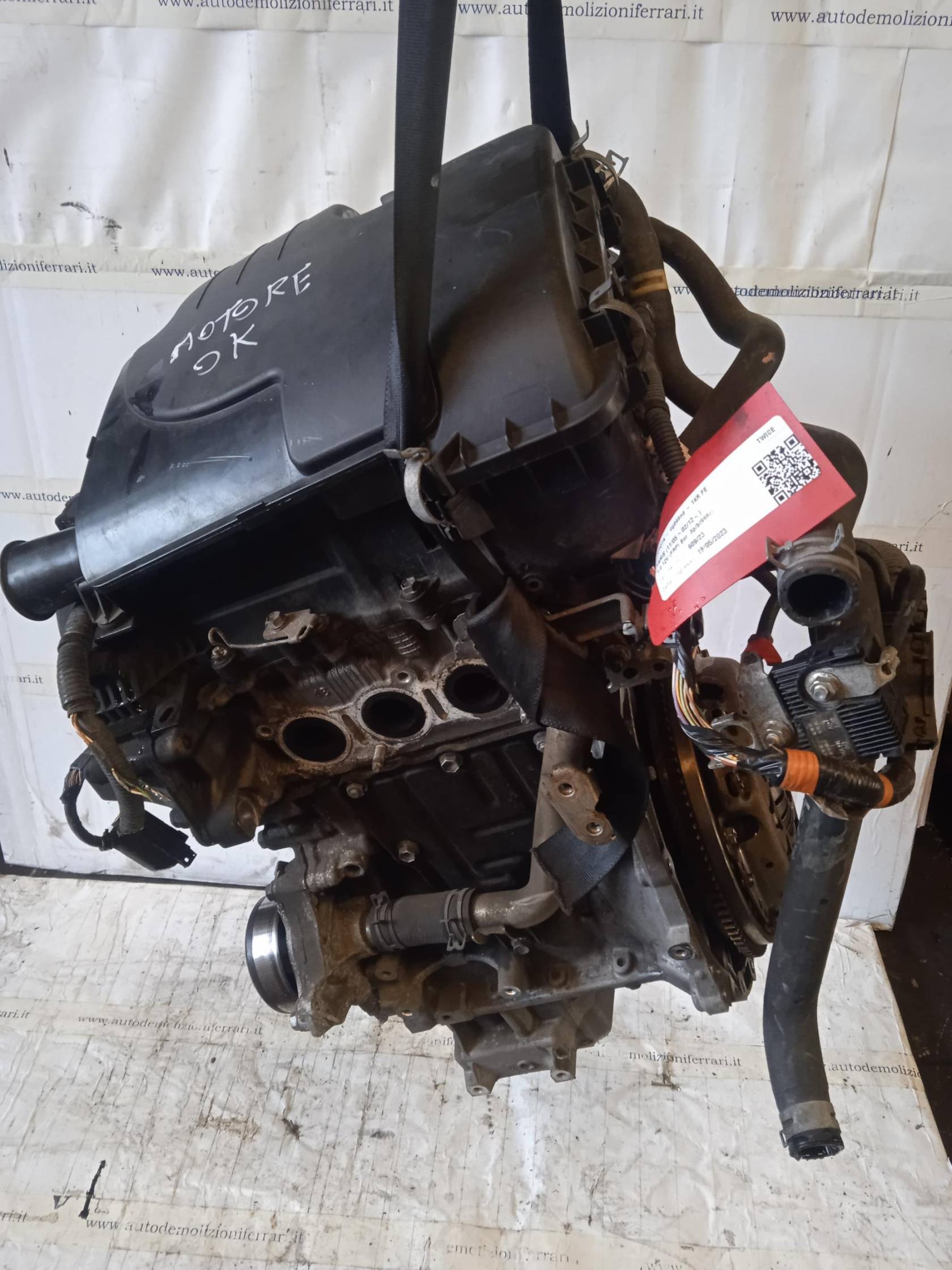 Retrovisore est. regolaz. elettr. dx.